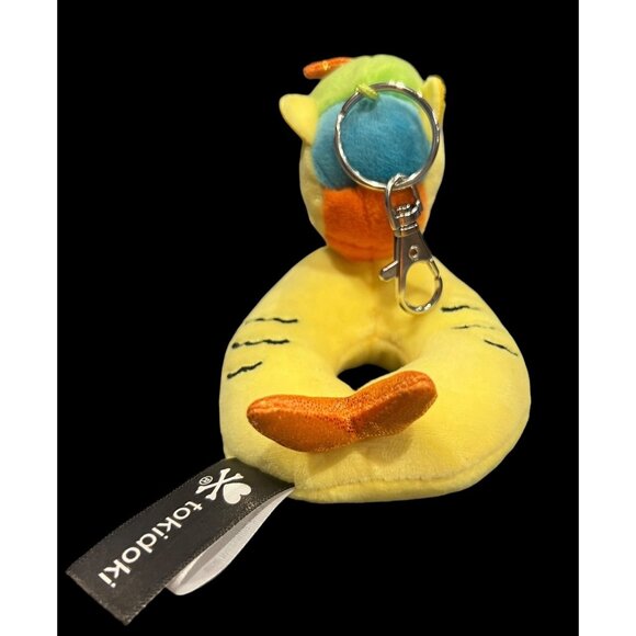Tokidoki Unicorno Yellow Summer Pool Party Mini Plush Keychain, Bookbag Clips - Picture 2 of 8